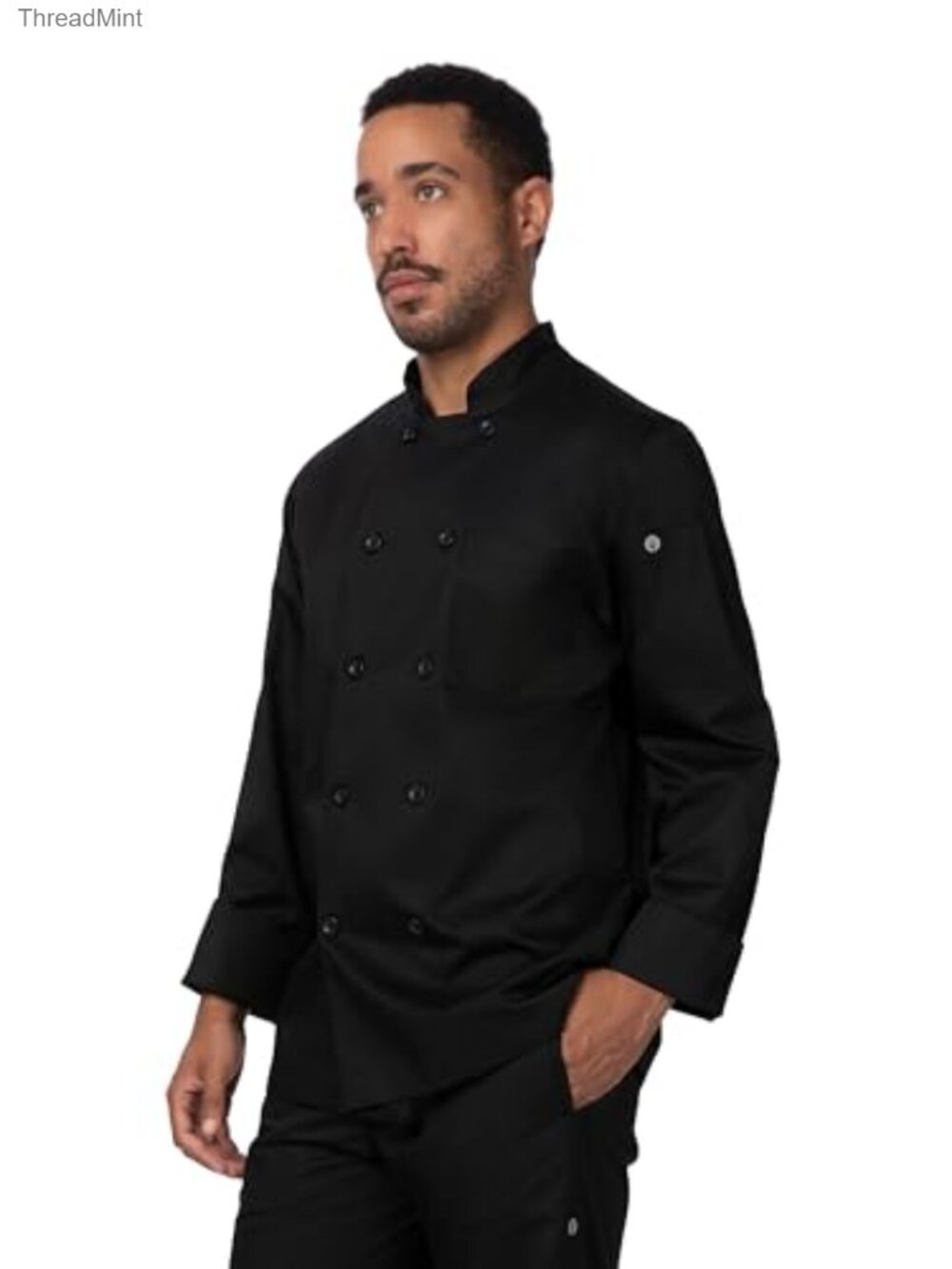 Double Breasted Chef Coat With Thermometer Pocket